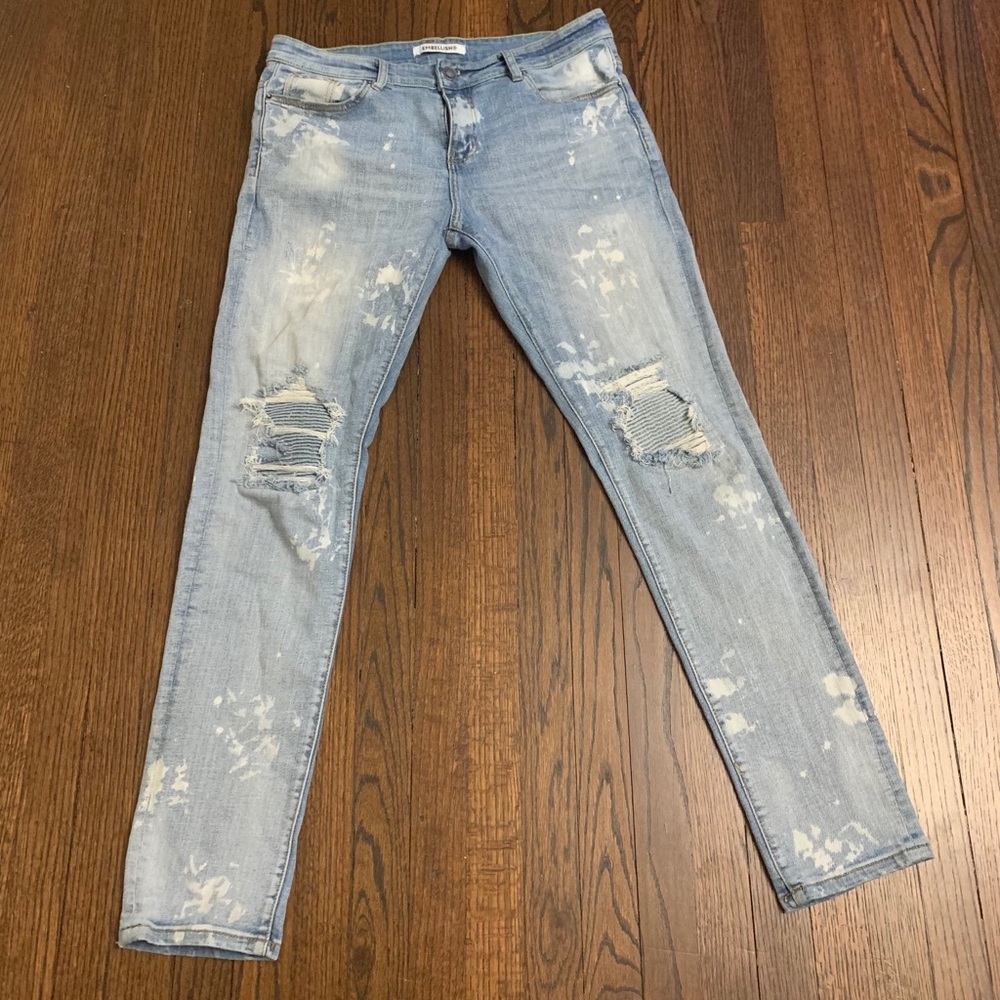 Embellish Denim Jeans